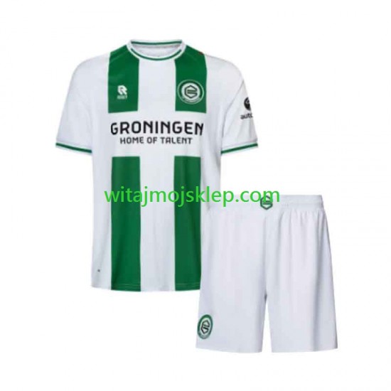 Koszulka Groningen Dziecięca Stroje Domowe 2026-2027 Krótkie Rękawy