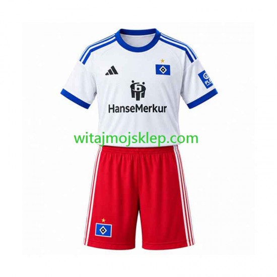 Koszulka Hamburger SV Dziecięca Stroje Domowe 2026-2027 Krótkie Rękawy