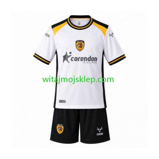 Koszulka Hull City Dziecięca Stroje Wyjazdowe 2026-2027 Krótkie Rękawy