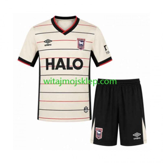 Koszulka Ipswich Town Dziecięca Stroje Wyjazdowe 2026-2027 Krótkie Rękawy