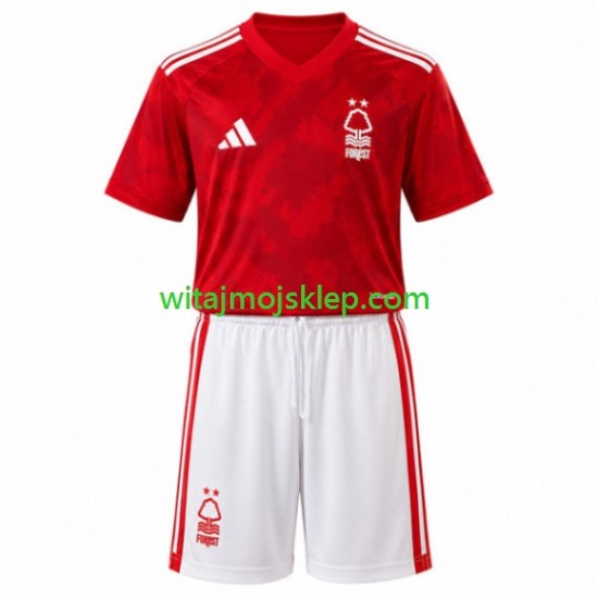 Koszulka Nottingham Forest Dziecięca Stroje Domowe 2026-2027 Krótkie Rękawy