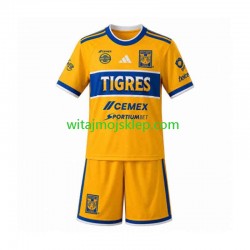 Koszulka Tigres UANL Dziecięca Stroje Domowe 2026-2027 Krótkie Rękawy Koszulka Tigres UANL Dziecięca Stroje Domowe 2026-2027 Krótkie Rękawy