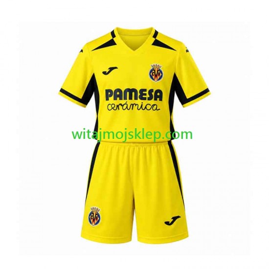 Koszulka Villarreal CF Dziecięca Stroje Domowe 2026-2027 Krótkie Rękawy