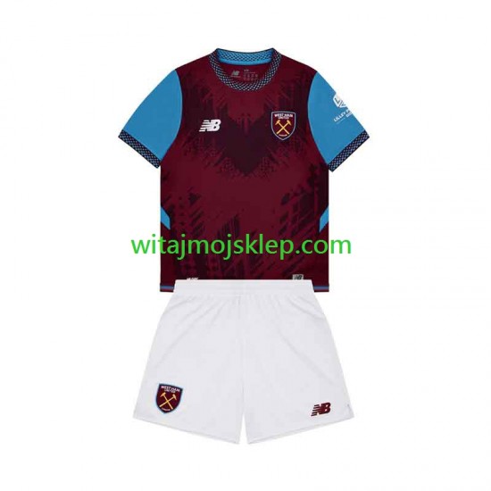 Koszulka West Ham United Dziecięca Stroje Domowe 2026-2027 Krótkie Rękawy