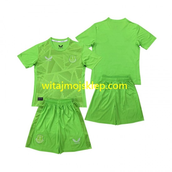 Koszulka Everton Bramkarskie Dziecięca Stroje Domowe 2024-2025 Krótkie Rękawy