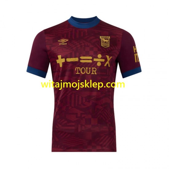 Koszulka Ipswich Town Męska Stroje Wyjazdowe 2024-2025 Krótkie Rękawy