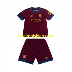 Koszulka Ipswich Town Dziecięca Stroje Wyjazdowe 2024-2025 Krótkie Rękawy