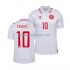 Koszulka Reprezentacja Danii Eriksen 10 Męska Stroje Wyjazdowe Euro 2024 Krótkie Rękawy