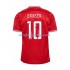 Koszulka Reprezentacja Danii Eriksen 10 Męska Stroje Domowe Euro 2024 Krótkie Rękawy