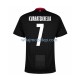 Koszulka Georgia Kvaratskhelia 7 Męska Stroje Wyjazdowe Euro 2024 Krótkie Rękawy
