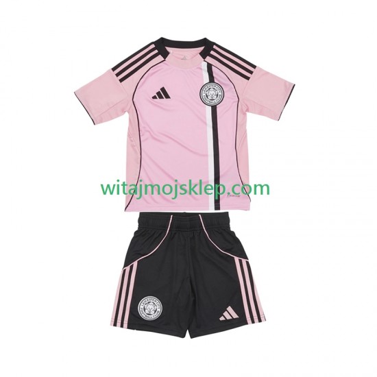 Koszulka Leicester City Dziecięca Trzeci Strój 2025-2026 Krótkie Rękawy