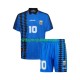 Koszulka Reprezentacja Argentyny MARADONA 10 Retro Dziecięca Stroje Wyjazdowe 1994 Krótkie Rękawy