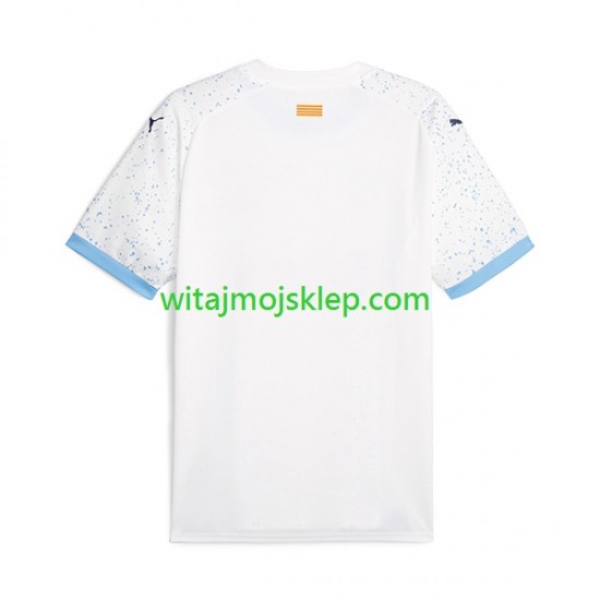 Koszulka Girona Męska Stroje Wyjazdowe 2023-2024 Krótkie Rękawy