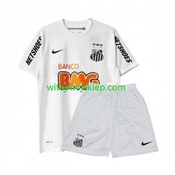 Koszulka Santos FC -2012 Retro Dziecięca Stroje Domowe 2011 Krótkie Rękawy