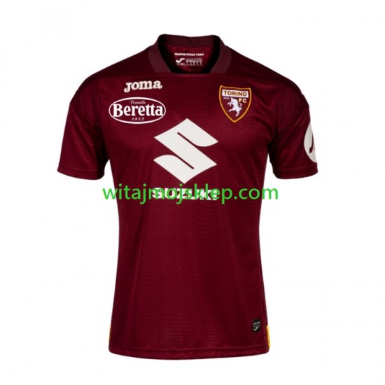 Koszulka Torino Męska Stroje Domowe 2023-2024 Krótkie Rękawy