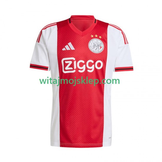 Koszulka AFC Ajax Męska Stroje Domowe 2025-2026 Krótkie Rękawy