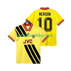 Koszulka Arsenal MERSON 10 1993 Retro Męska Stroje Wyjazdowe 1994 Krótkie Rękawy