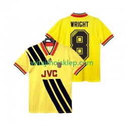 Koszulka Arsenal WRIGHT 8 1993 Retro Męska Stroje Wyjazdowe 1994 Krótkie Rękawy