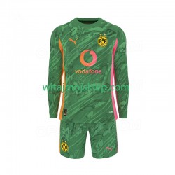 Koszulka Borussia Dortmund Bramkarskie Dziecięca Stroje Domowe 2025-2026 Długie Rękawy