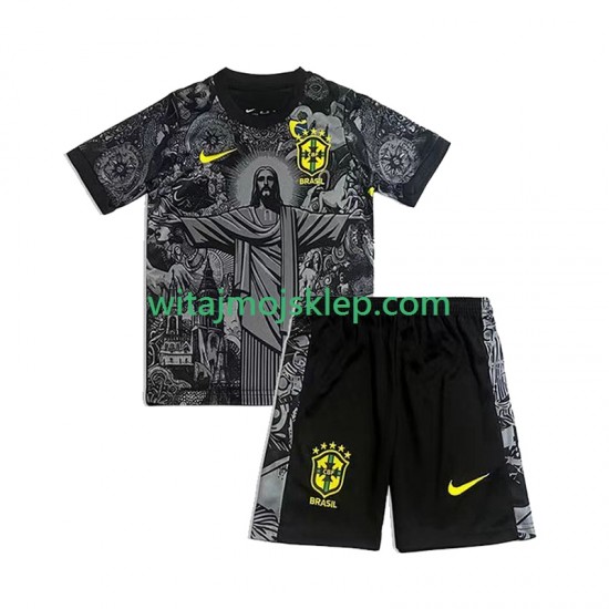 Reprezentacja Brazylii Cheist the Redeemer Football Shirts Dziecięca Stroje Domowe 2024 Krótkie Rękawy