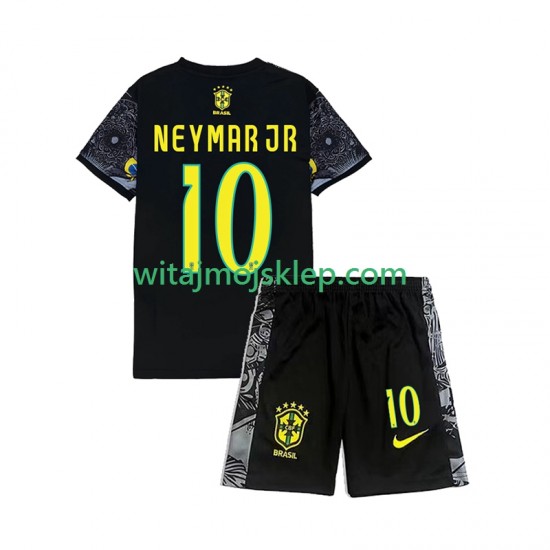 Reprezentacja Brazylii Neymar JR 10 Cheist the Redeemer Football Shirts Dziecięca Stroje Domowe 2024 Krótkie Rękawy