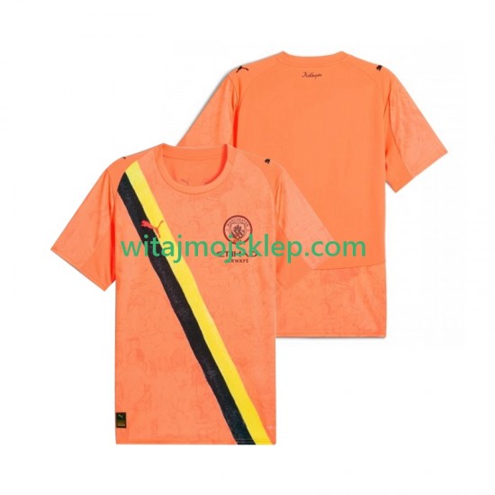 Koszulka Manchester City UPER Bramkarskie Męska Dziecięca Stroje Domowe 2025-2026 Krótkie Rękawy