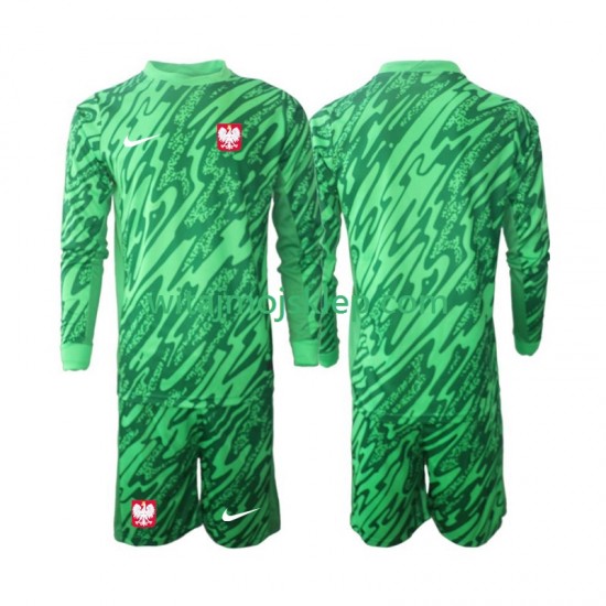 Koszulka Reprezentacja Polski Bramkarskie Dziecięca Trzeci Strój 2024 Długie Rękawy