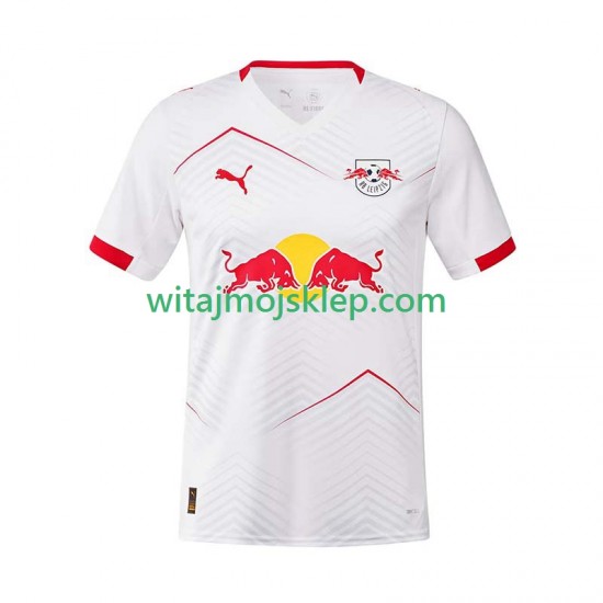 Koszulka RB Leipzig Męska Stroje Domowe 2025-2026 Krótkie Rękawy