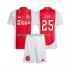 Koszulka AFC Ajax Wout Weghorst 25 Dziecięca Stroje Domowe 2024-2025 Krótkie Rękawy