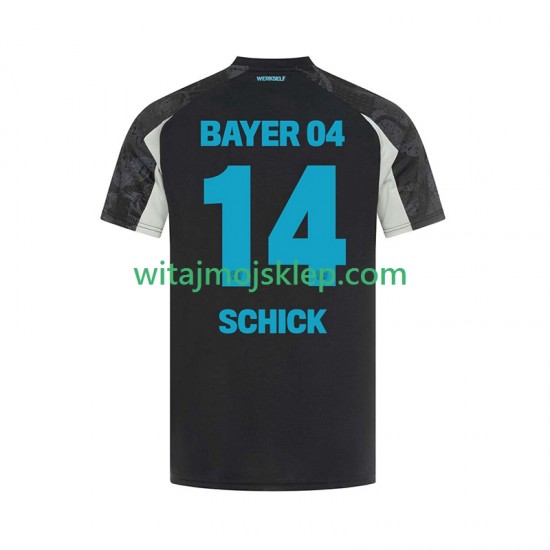 Koszulka Bayer 04 Leverkusen Patrik Schick 14 Męska Trzeci Strój 2024-2025 Krótkie Rękawy