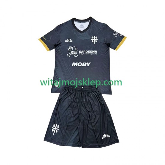 Koszulka Cagliari Dziecięca Trzeci Strój 2024-2025 Krótkie Rękawy