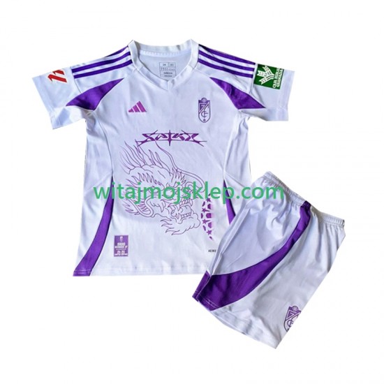 Koszulka Girona Dziecięca Czwarty Strój 2024-2025 Krótkie Rękawy