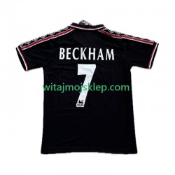 Koszulka Manchester United Beckham 7 Retro Męska Trzeci Strój 1998 1999 Krótkie Rękawy