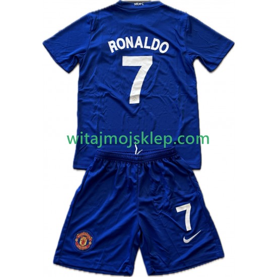 Koszulka Manchester United Cristiano Ronaldo 7 2009 Retro Dziecięca Trzeci Strój 2008 Krótkie Rękawy