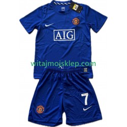 Koszulka Manchester United Cristiano Ronaldo 7 2009 Retro Dziecięca Trzeci Strój 2008 Krótkie Rękawy