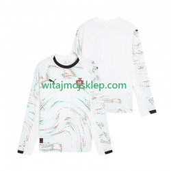 Koszulka Reprezentacja Portugalii Męska Stroje Wyjazdowe 2025 Długie Rękawy