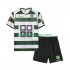 Koszulka Sporting CP 2001 2003 Retro Dziecięca Stroje Domowe Krótkie Rękawy
