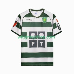 Koszulka Sporting CP 2001 2003 Retro Męska Stroje Domowe Krótkie Rękawy