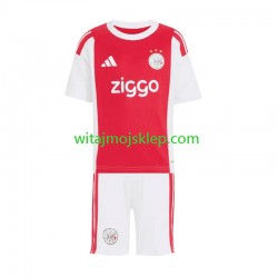 Koszulka AFC Ajax Dziecięca Stroje Domowe 2026-2027 Krótkie Rękawy Koszulka AFC Ajax Dziecięca Stroje Domowe 2026-2027 Krótkie Rękawy