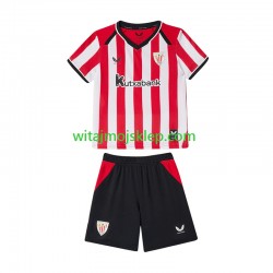 Koszulka Athletic Bilbao Dziecięca Stroje Domowe 2026-2027 Krótkie Rękawy