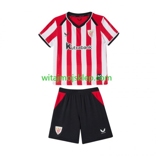 Koszulka Athletic Bilbao Dziecięca Stroje Domowe 2026-2027 Krótkie Rękawy