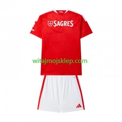 Koszulka Benfica Dziecięca Stroje Domowe 2026-2027 Krótkie Rękawy