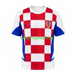 Koszulka Reprezentacja Chorwacji Retro Męska Stroje Domowe 2002 Krótkie Rękawy Koszulka Reprezentacja Chorwacji Retro Męska Stroje Domowe 2002 Krótkie Rękawy