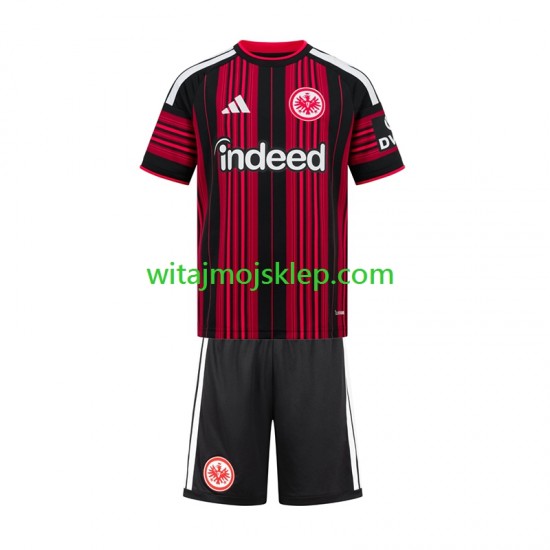 Koszulka Eintracht Frankfurt Dziecięca Stroje Domowe 2026-2027 Krótkie Rękawy