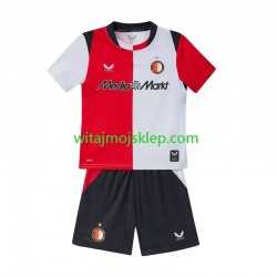 Koszulka Feyenoord Rotterdam Dziecięca Stroje Domowe 2026-2027 Krótkie Rękawy