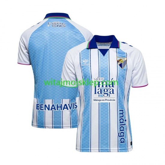 Koszulka Málaga CF Męska Stroje Domowe 2026-2027 Krótkie Rękawy
