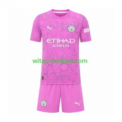 Koszulka Manchester City Bramkarskie Dziecięca Stroje Wyjazdowe 2026-2027 Krótkie Rękawy