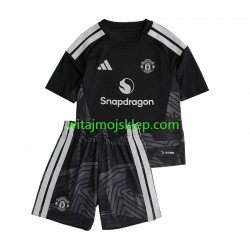 Koszulka Manchester United Bramkarskie Dziecięca Stroje Domowe 2026-2027 Krótkie Rękawy
