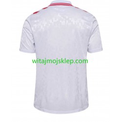 Koszulka Reprezentacja Danii Męska Stroje Wyjazdowe Euro 2024 Krótkie Rękawy