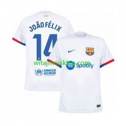 Koszulka FC Barcelona Joao Felix 14 Męska Stroje Wyjazdowe 2023-2024 Krótkie Rękawy